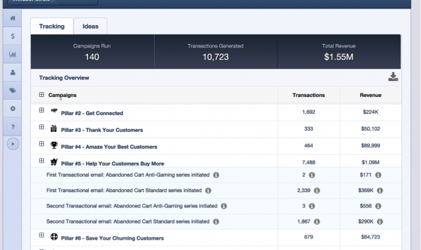 Transaction Data screenshot